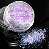 1Box Violet Glitter Eyeshadow 12 Color Glitter Eyes Palette Monochrome Eyes Shimmer Powder Makeup Tool Eye Shinning #12