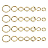 100Pcs/Lot Stainless Steel Open Jump Ring 4/5/6/8mm Dia Round Gold Color Split Rings For Diy Jewelry Making Findings Wholesale