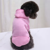 Autumn Winter Fashion Dog Hoodies With Pocket Small Dog Winter Clothes Puppy Pet Dog Cat Coat Jacket French Bulldog Clothes