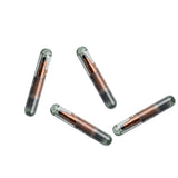 10PCS 1.25x7mm/1.4*8mm/2.12*12mm Free shipping ISO FDX-B 134.2khz Animal Microchips small Mini size dog chip cow tag