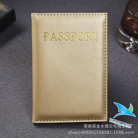 New factory direct supply creative travel products glossy passport cover suitable for men and women large capacity passport protection cover image