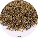 1680Pcs 11/0 1.6mm Metallic Bronze Delica Glass Beads Coffee Gray Glass Seedbeads For DIY Jewelry Making Ornaments Accessories