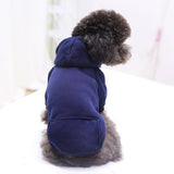 Autumn Winter Fashion Dog Hoodies With Pocket Small Dog Winter Clothes Puppy Pet Dog Cat Coat Jacket French Bulldog Clothes